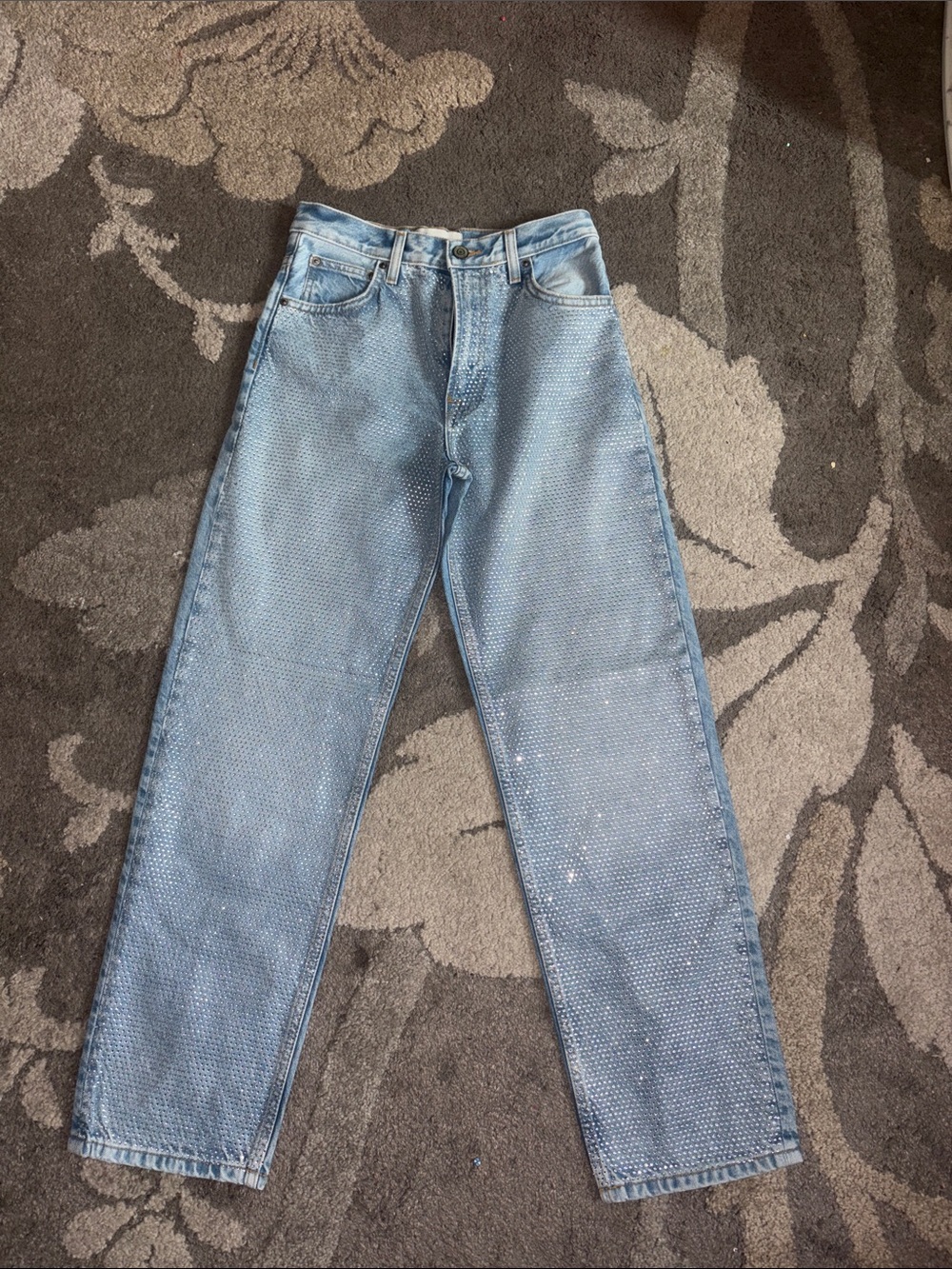 Zara Bedazzled Jeans
